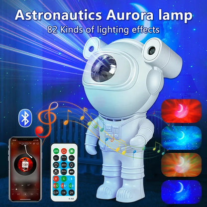 Galaxy Projector Upgraded Astronaut Star Lamp