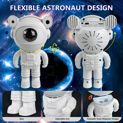 Galaxy Projector Upgraded Astronaut Star Lamp