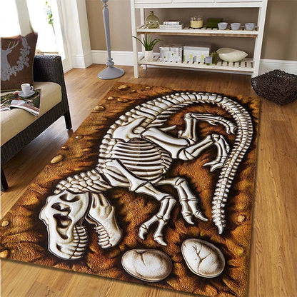 Dinosaur Premium Rug Square Felt Non-slip