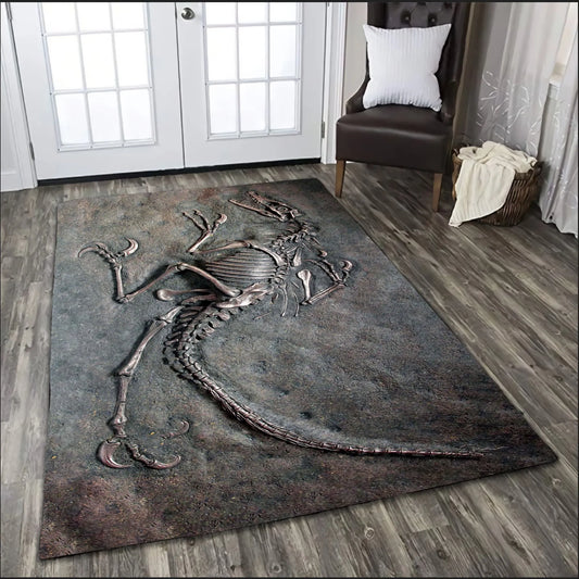 Dinosaur Premium Rug Square Felt Non-slip